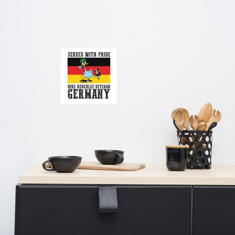 Germany Oozlefinch on Flag Poster - Image 2