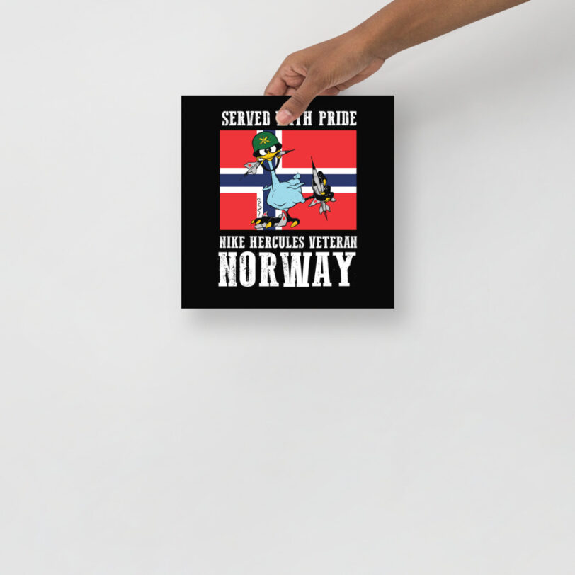 Norway Oozlefinch on Flag Poster - Image 2