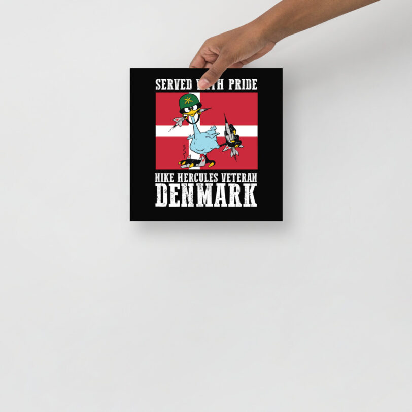 Denmark Oozlefinch on Flag Poster - Image 2