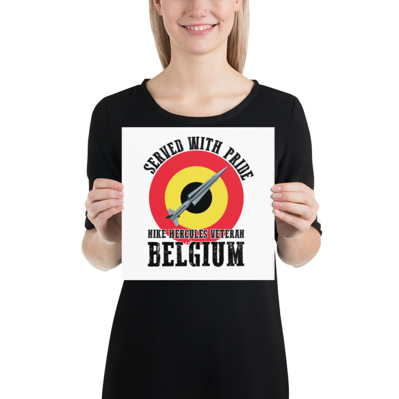 Belgium Nike Hercules on Roundel Poster - Image 2