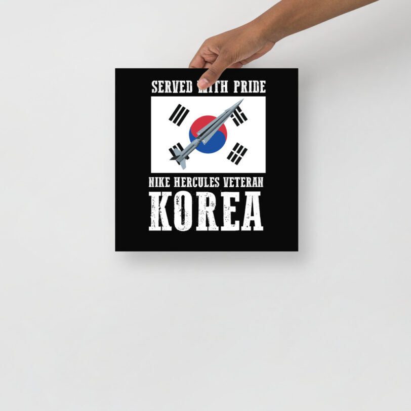 Korea Nike Hercules on Flag Poster - Image 3