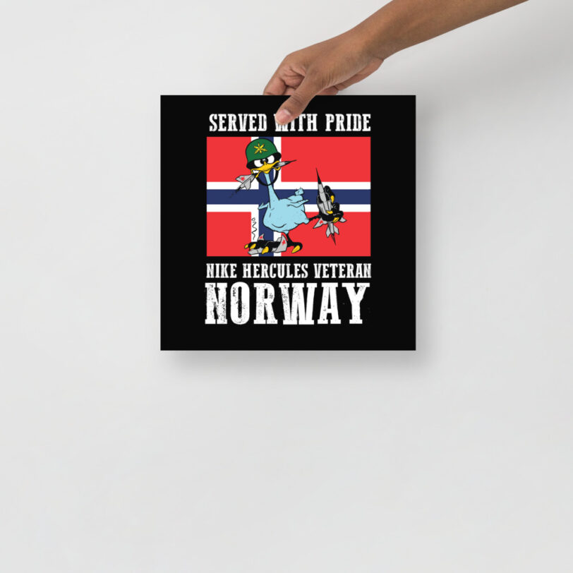 Norway Oozlefinch on Flag Poster - Image 3