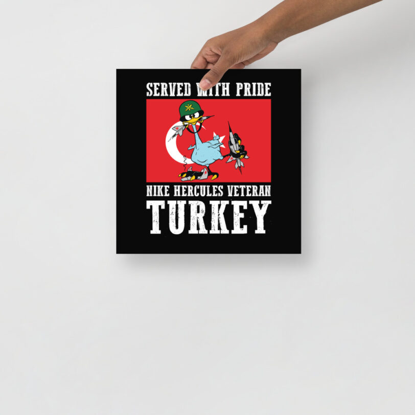 Turkey Oozlefinch on Flag Poster - Image 3