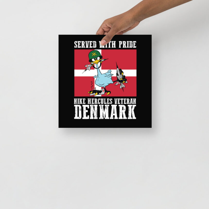 Denmark Oozlefinch on Flag Poster - Image 3