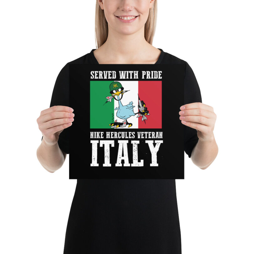 Italy Oozlefinch on Flag Poster - Image 3