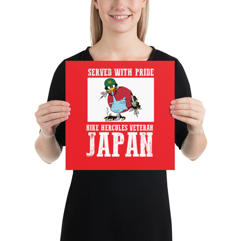 Japan Oozlefinch on Flag Poster - Image 3