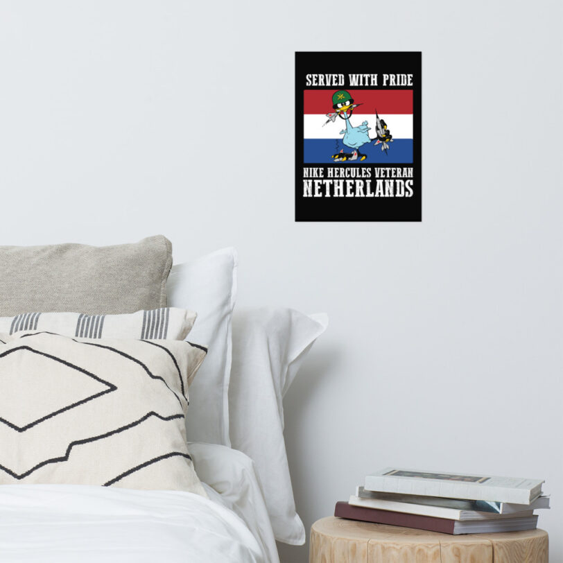 Netherlands Oozlefinch on Flag Poster - Image 4