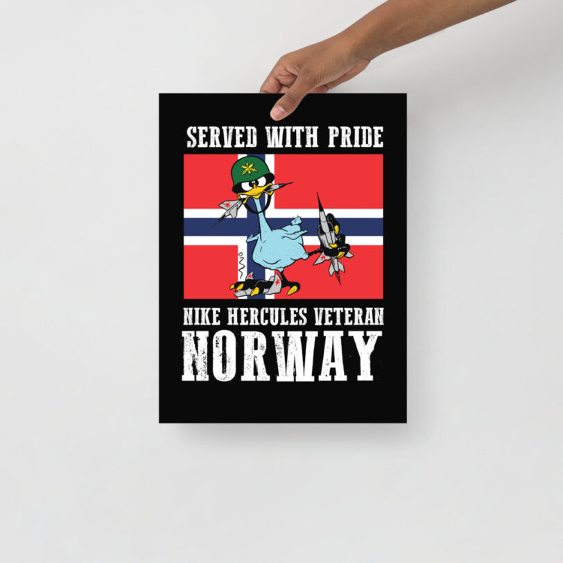 Norway Oozlefinch on Flag Poster - Image 4