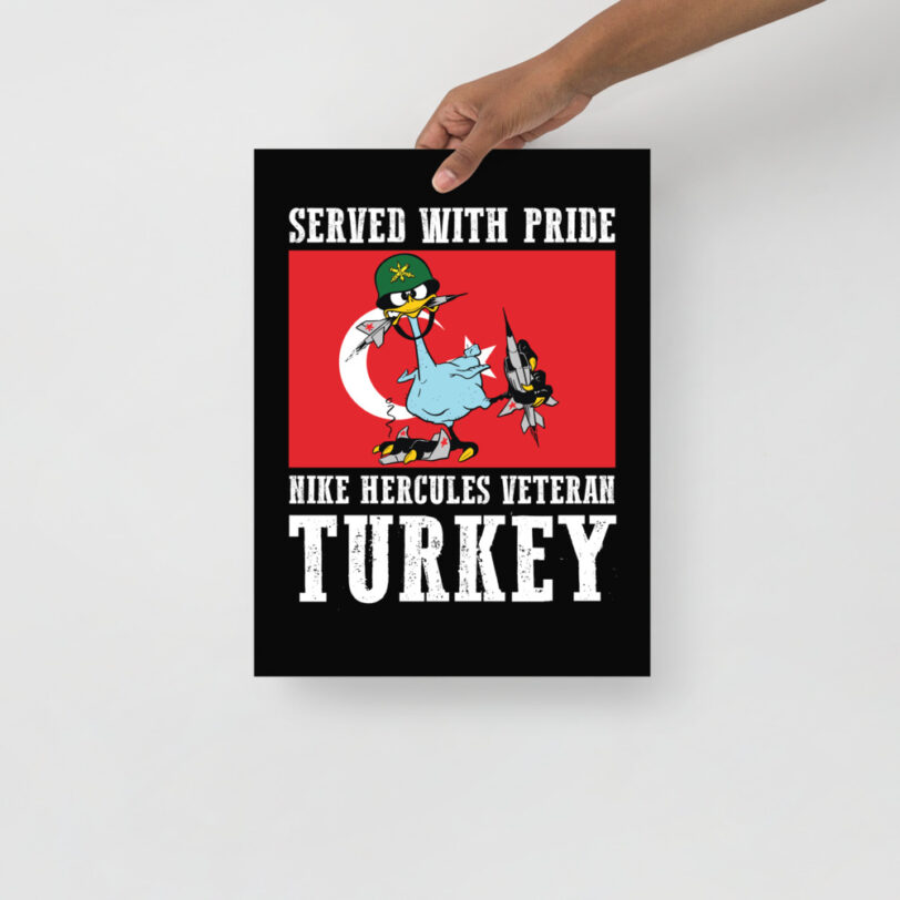 Turkey Oozlefinch on Flag Poster - Image 4