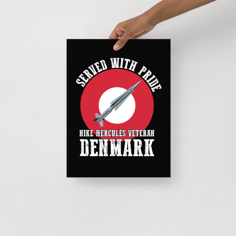 Denmark Nike Hercules on Roundel Poster - Image 4