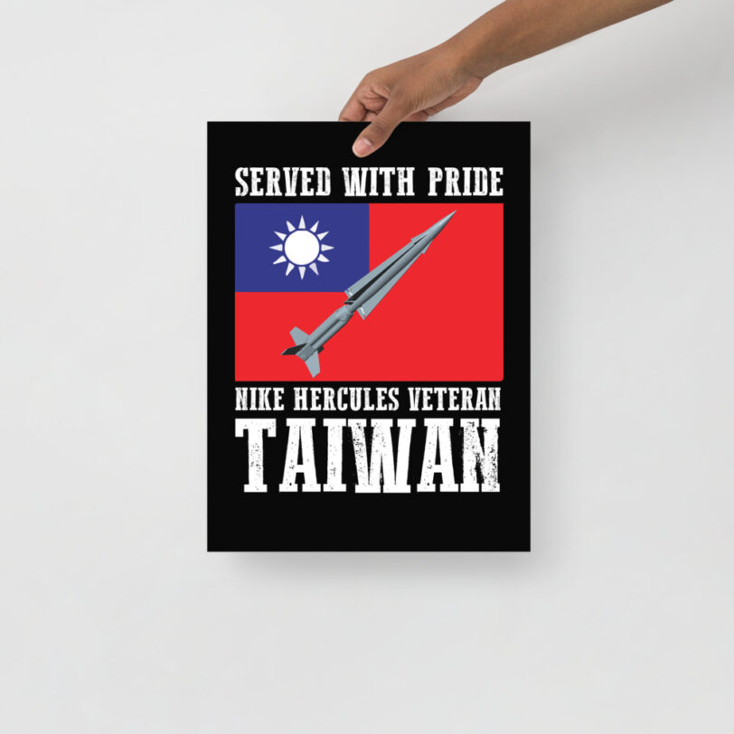 Taiwan Nike Hercules on Flag Poster - Image 4