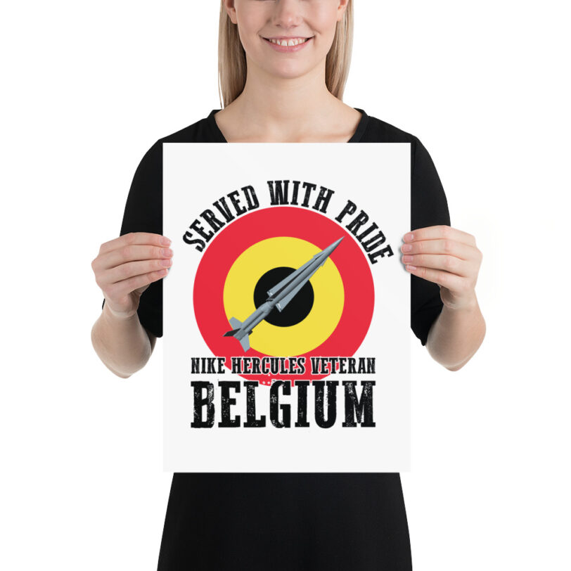 Belgium Nike Hercules on Roundel Poster - Image 4