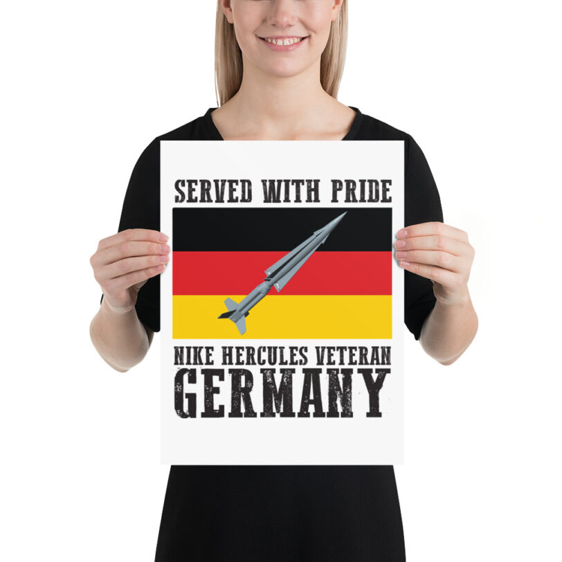 Germany Nike Hercules on Flag Poster - Image 4