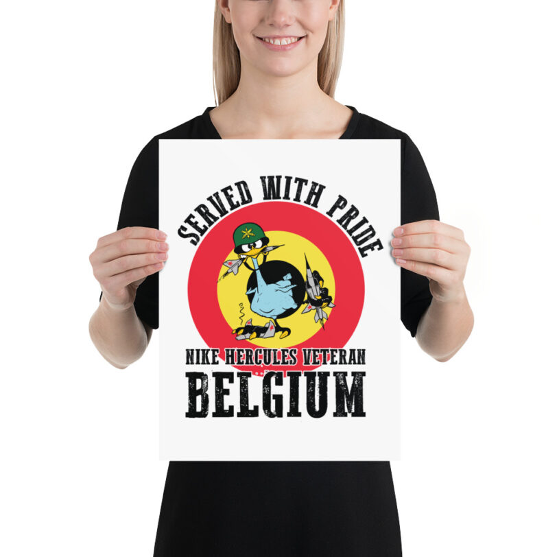 Belgium Oozlefinch on Roundel Poster - Image 4