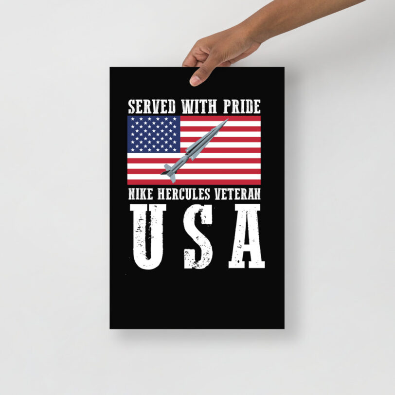 USA Nike Herc on Flag Poster - Image 5