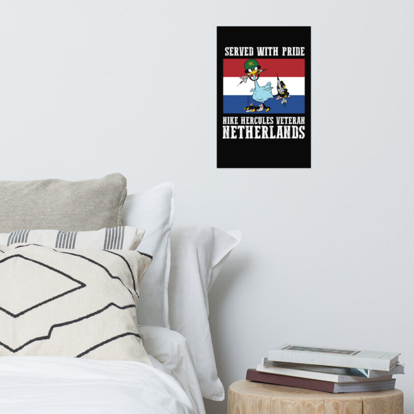 Netherlands Oozlefinch on Flag Poster - Image 5
