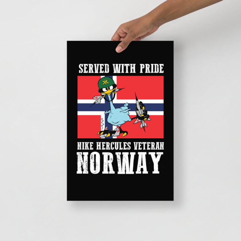 Norway Oozlefinch on Flag Poster - Image 5