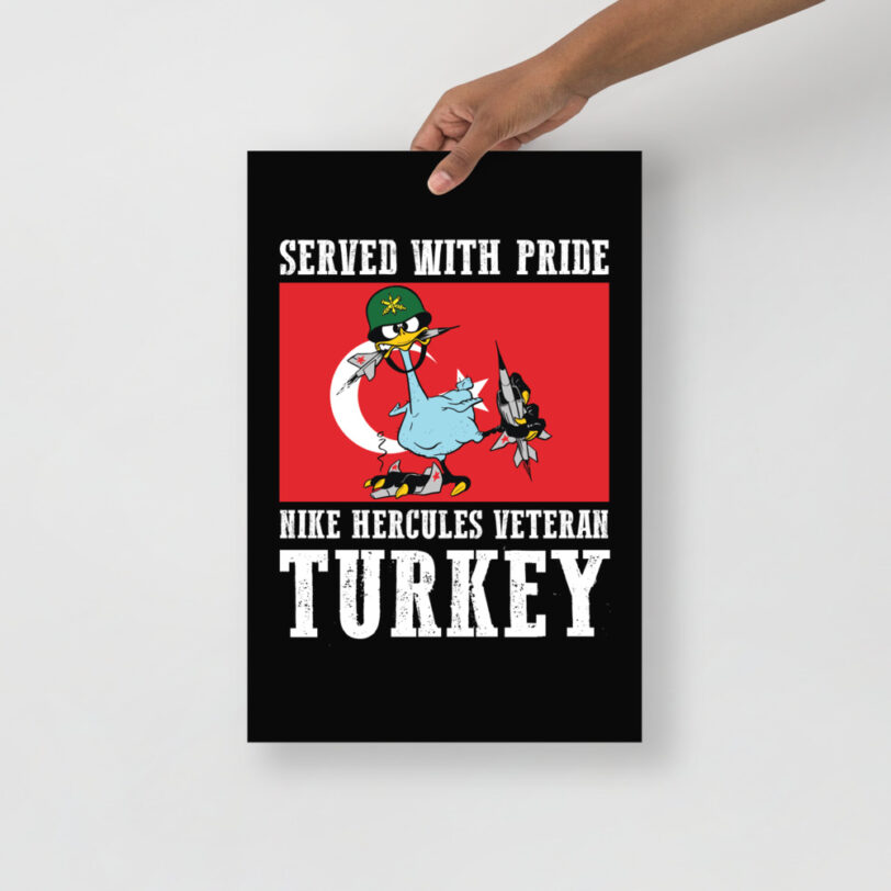 Turkey Oozlefinch on Flag Poster - Image 5