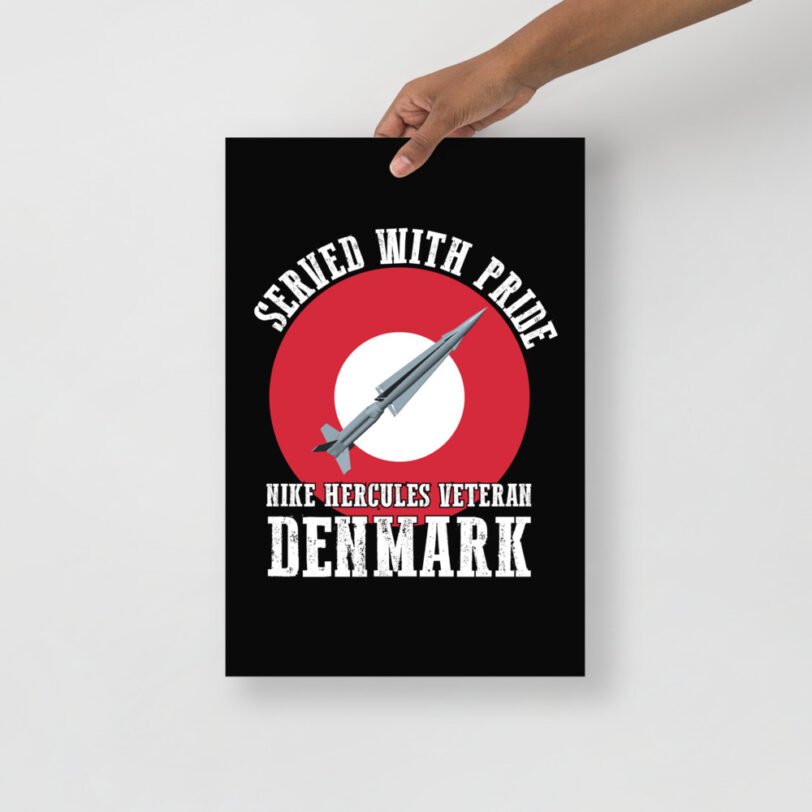 Denmark Nike Hercules on Roundel Poster - Image 5