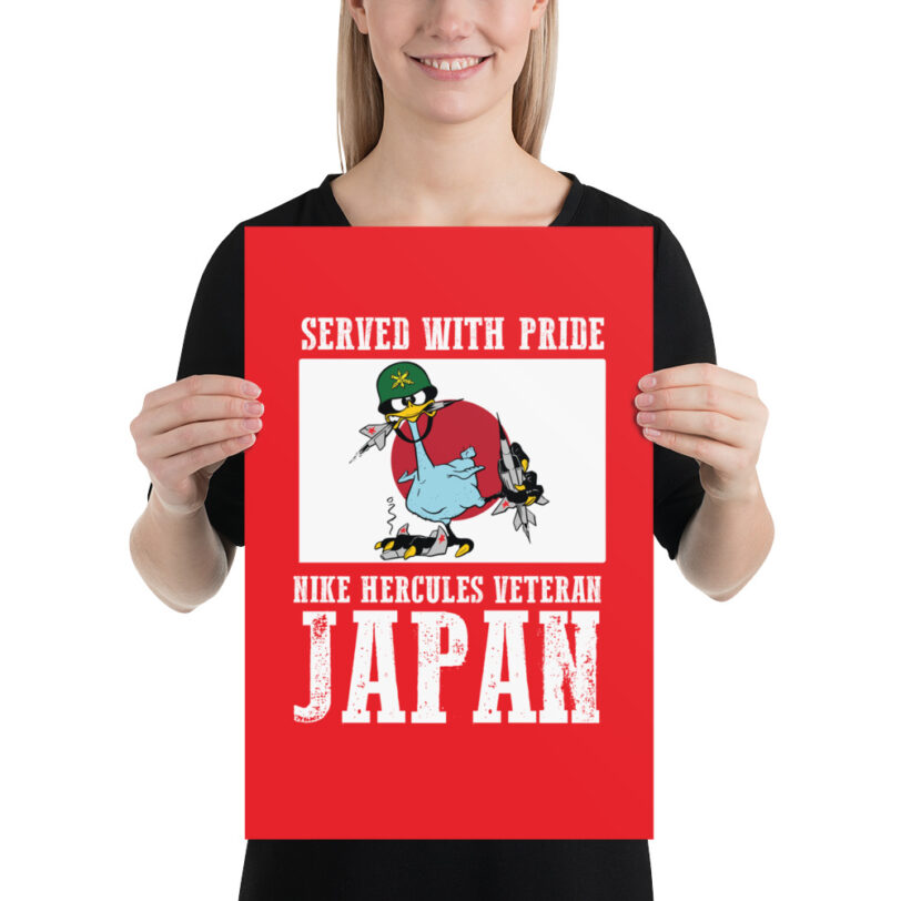 Japan Oozlefinch on Flag Poster - Image 5