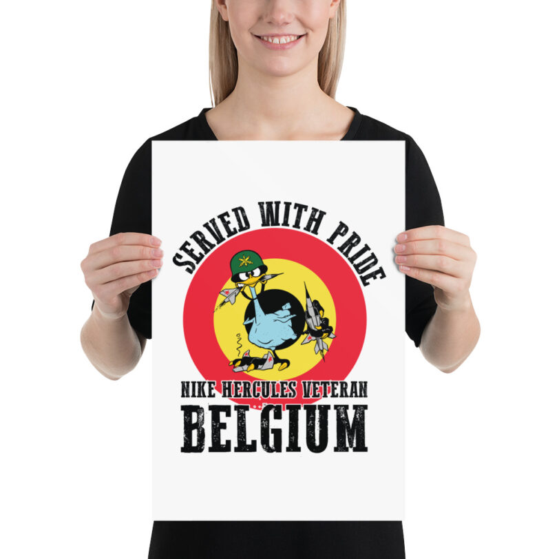 Belgium Oozlefinch on Roundel Poster - Image 5