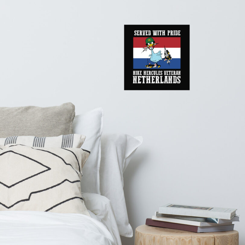 Netherlands Oozlefinch on Flag Poster - Image 6
