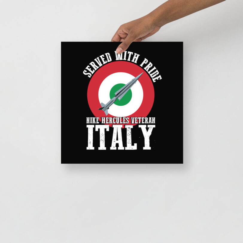 Italy Nike Hercules on Roundel Poster - Image 6