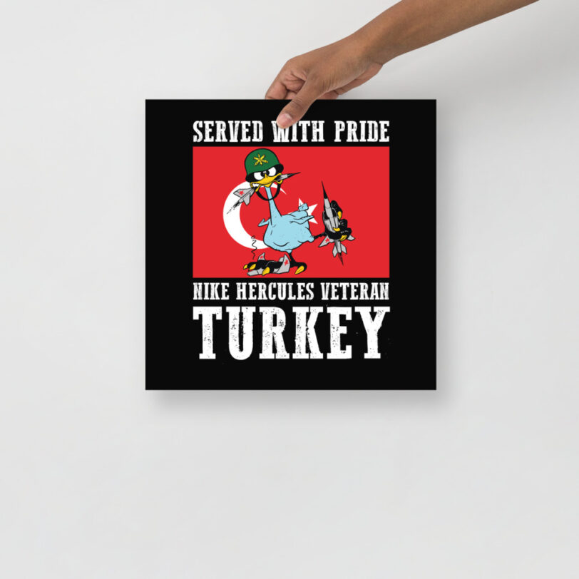 Turkey Oozlefinch on Flag Poster - Image 6