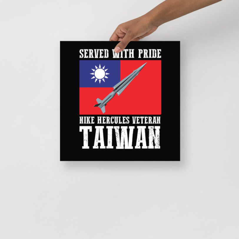 Taiwan Nike Hercules on Flag Poster - Image 6