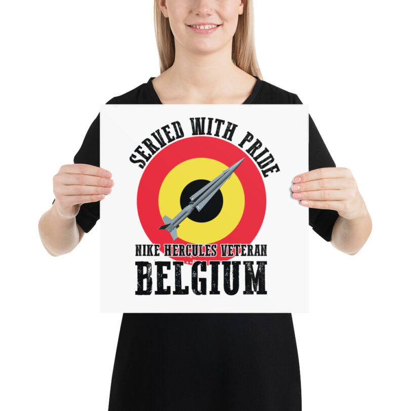 Belgium Nike Hercules on Roundel Poster - Image 6