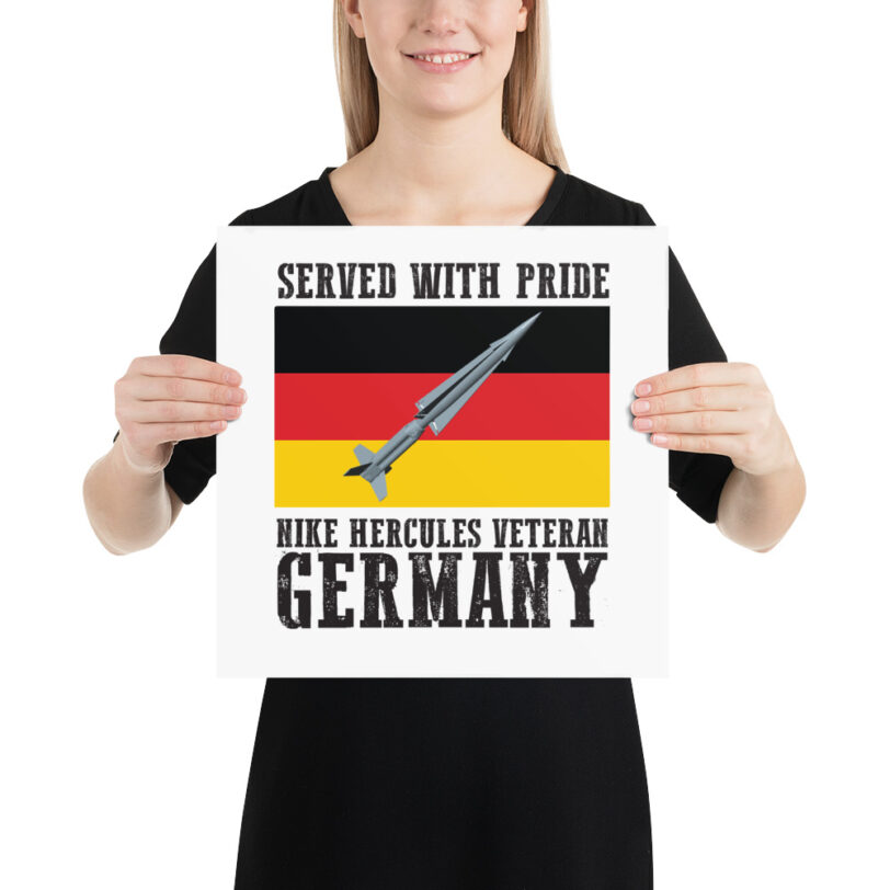 Germany Nike Hercules on Flag Poster - Image 6