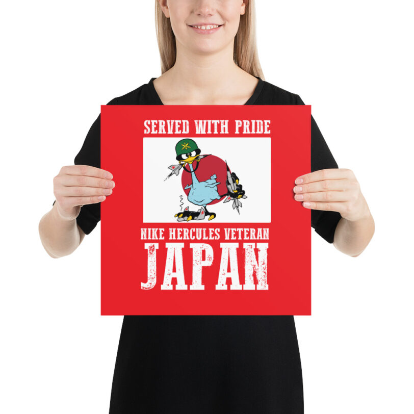 Japan Oozlefinch on Flag Poster - Image 6