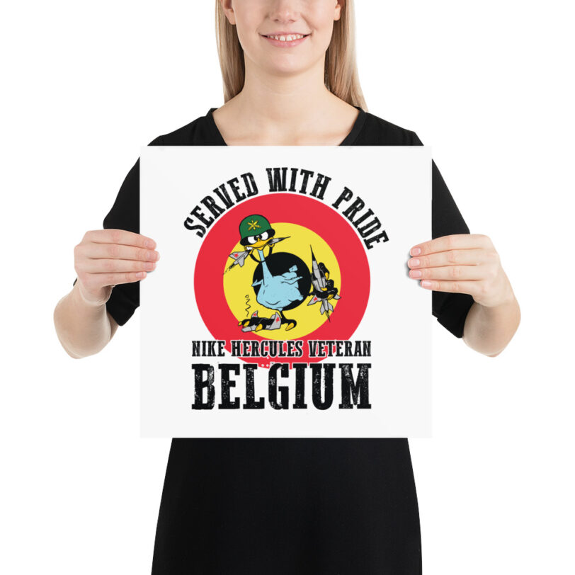 Belgium Oozlefinch on Roundel Poster - Image 6