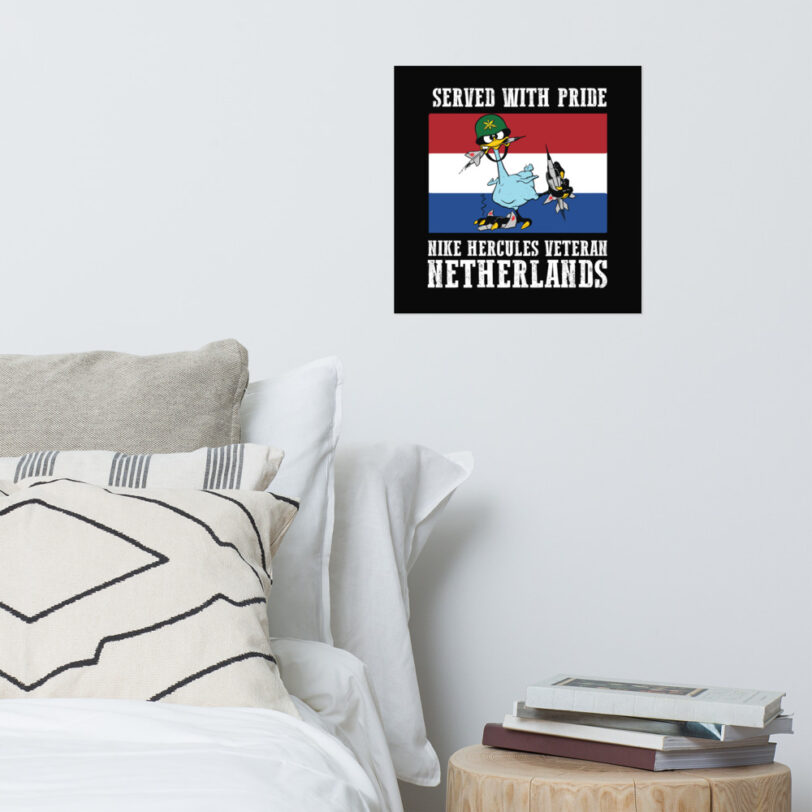 Netherlands Oozlefinch on Flag Poster - Image 7