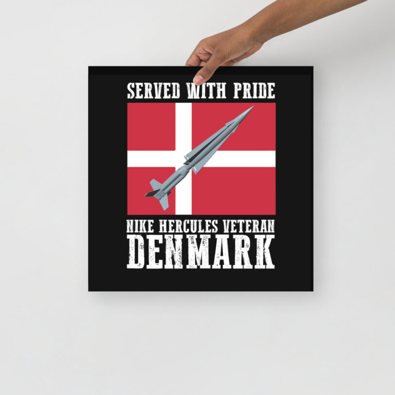 Denmark Nike Hercules on Flag Poster - Image 7