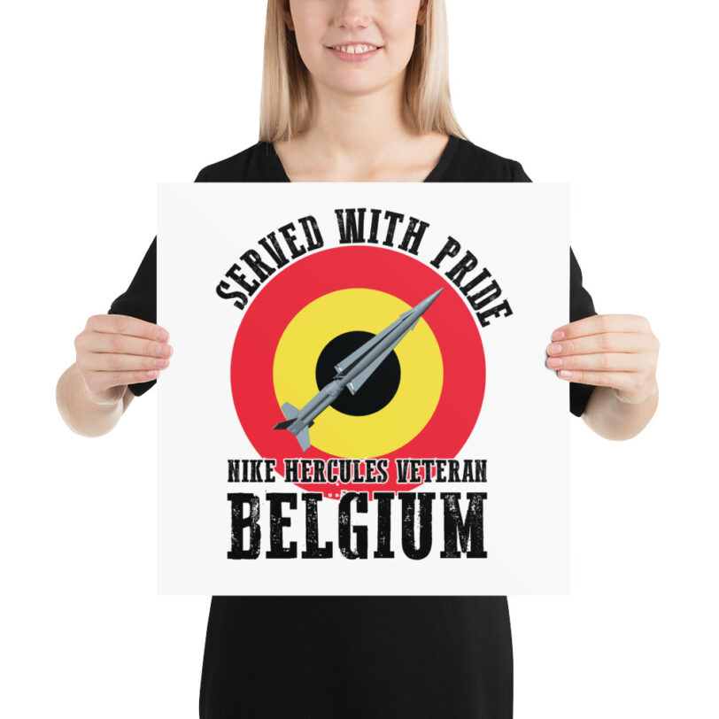 Belgium Nike Hercules on Roundel Poster - Image 7