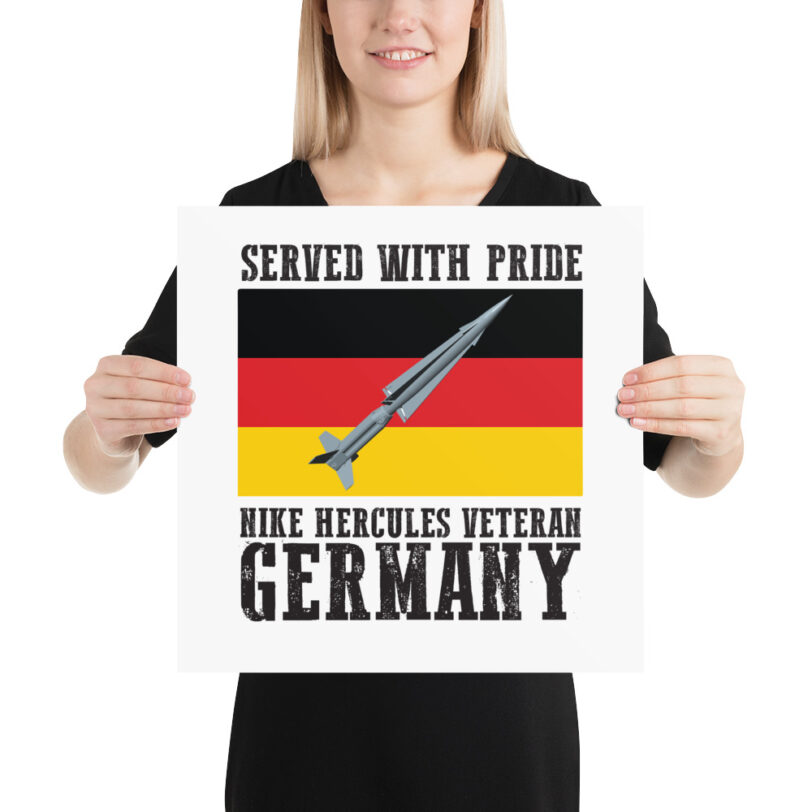 Germany Nike Hercules on Flag Poster - Image 7