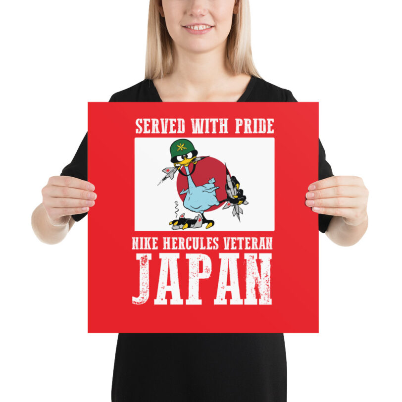 Japan Oozlefinch on Flag Poster - Image 7