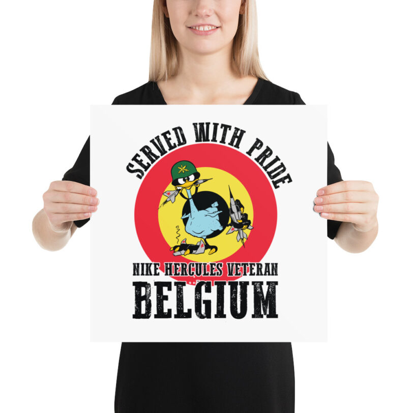 Belgium Oozlefinch on Roundel Poster - Image 7