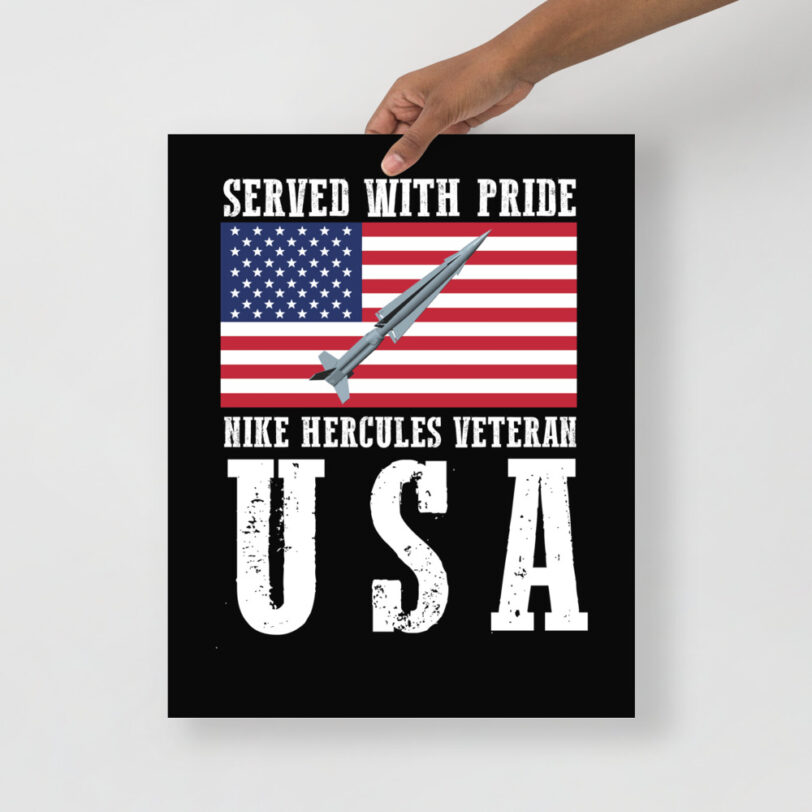 USA Nike Herc on Flag Poster - Image 8