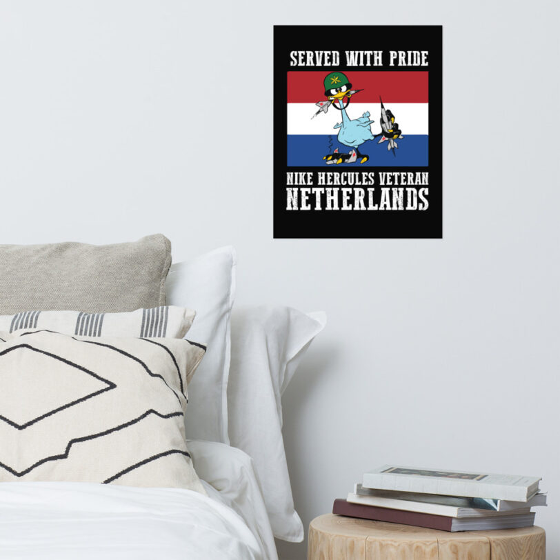 Netherlands Oozlefinch on Flag Poster - Image 8