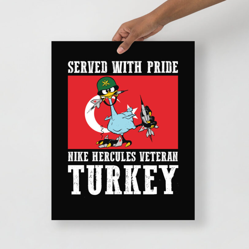 Turkey Oozlefinch on Flag Poster - Image 8