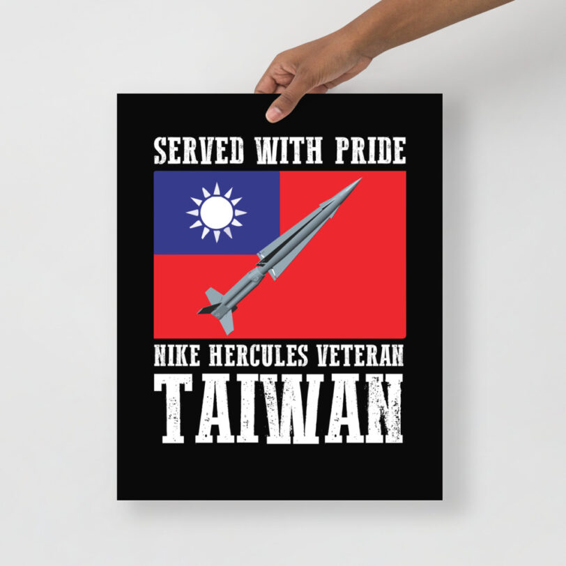 Taiwan Nike Hercules on Flag Poster - Image 8