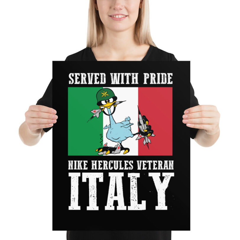 Italy Oozlefinch on Flag Poster - Image 8