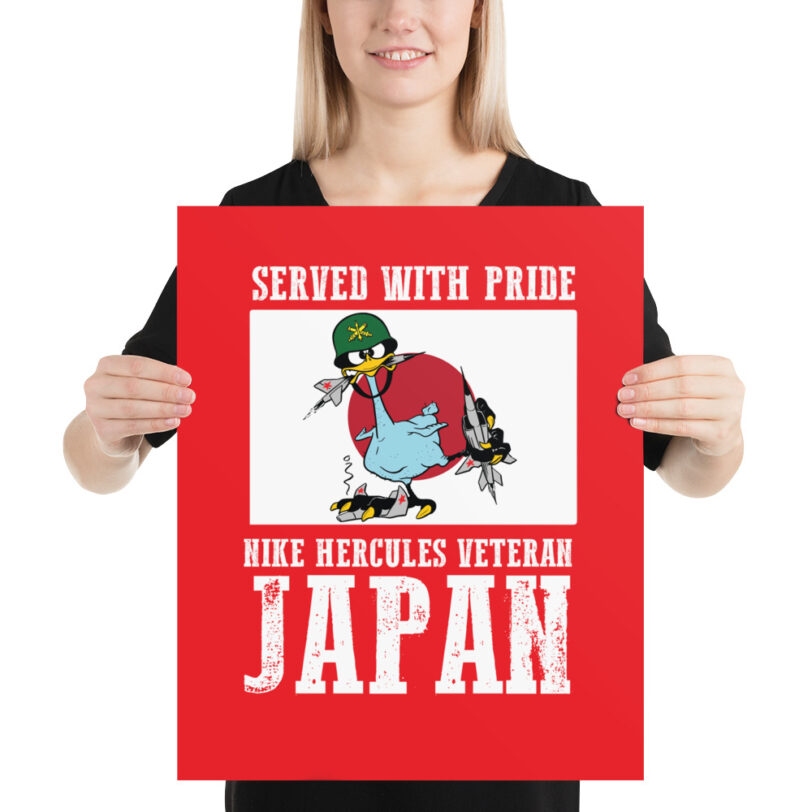 Japan Oozlefinch on Flag Poster - Image 8