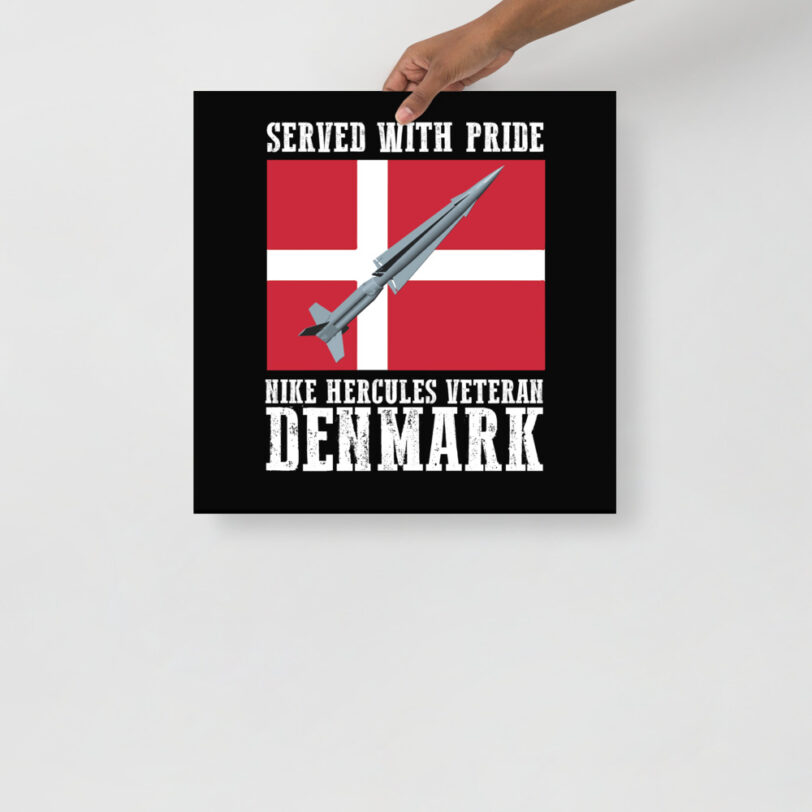 Denmark Nike Hercules on Flag Poster - Image 9