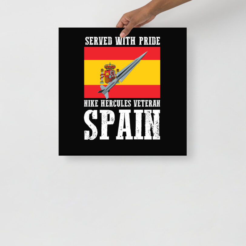 Spain Nike Hercules on Flag Poster - Image 9