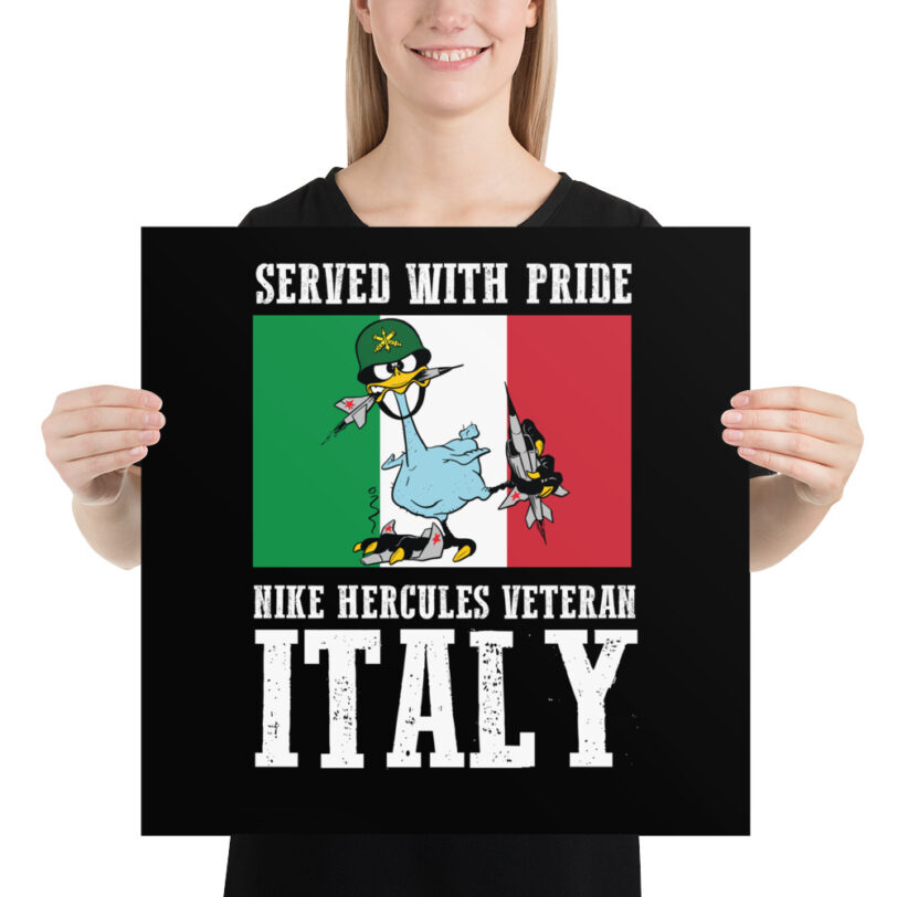 Italy Oozlefinch on Flag Poster - Image 9