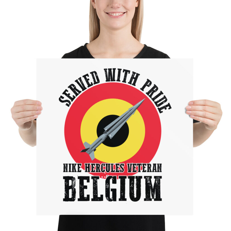 Belgium Nike Hercules on Roundel Poster - Image 9