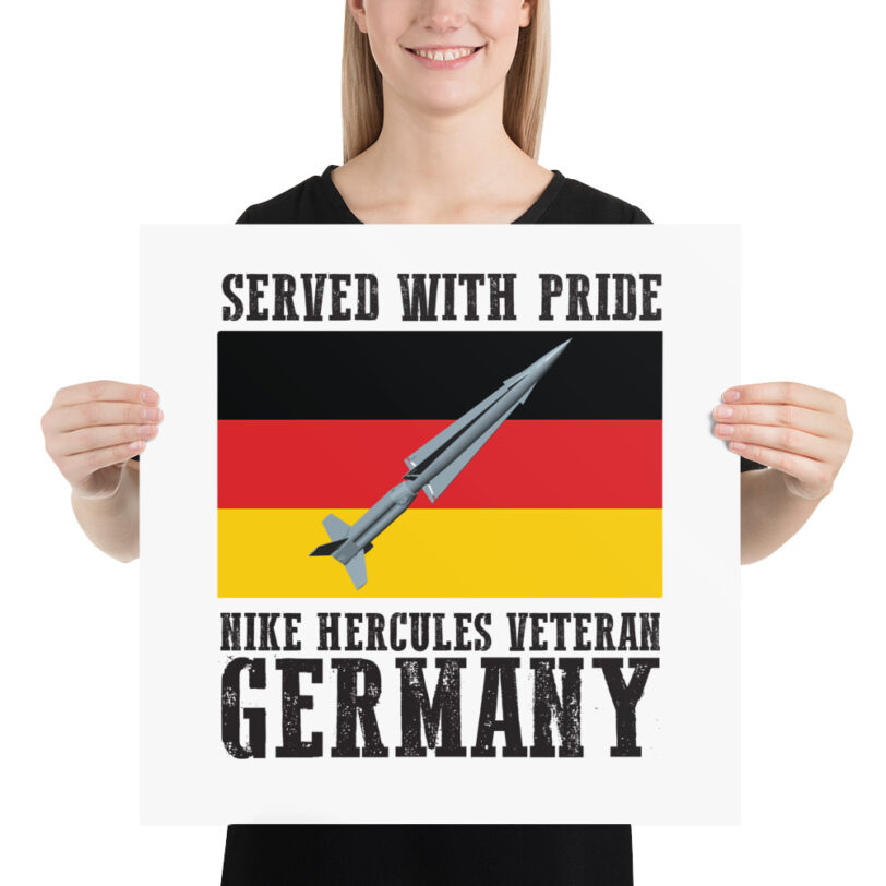 Germany Nike Hercules on Flag Poster - Image 9